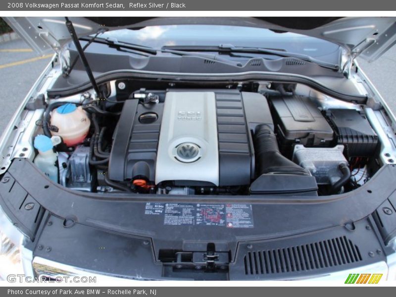 Reflex Silver / Black 2008 Volkswagen Passat Komfort Sedan