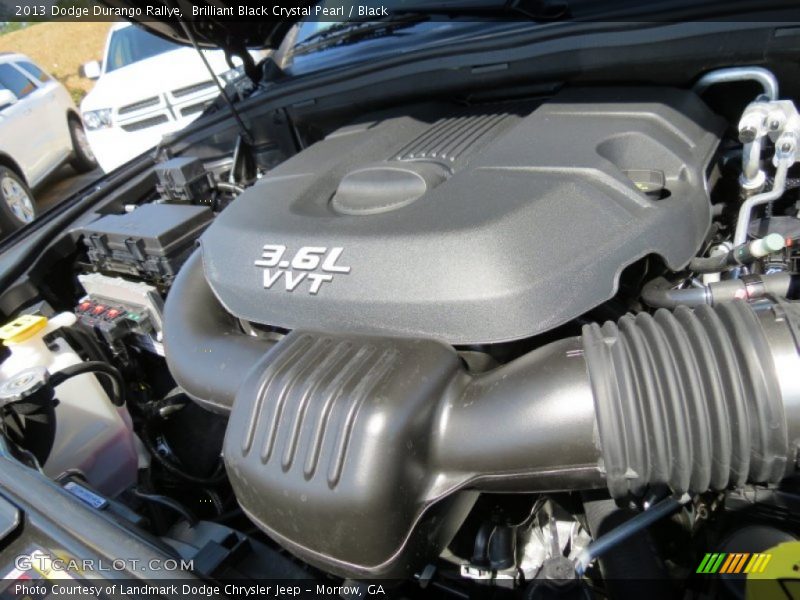 Brilliant Black Crystal Pearl / Black 2013 Dodge Durango Rallye