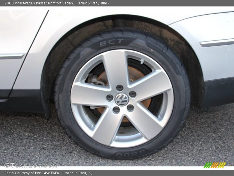 Reflex Silver / Black 2008 Volkswagen Passat Komfort Sedan