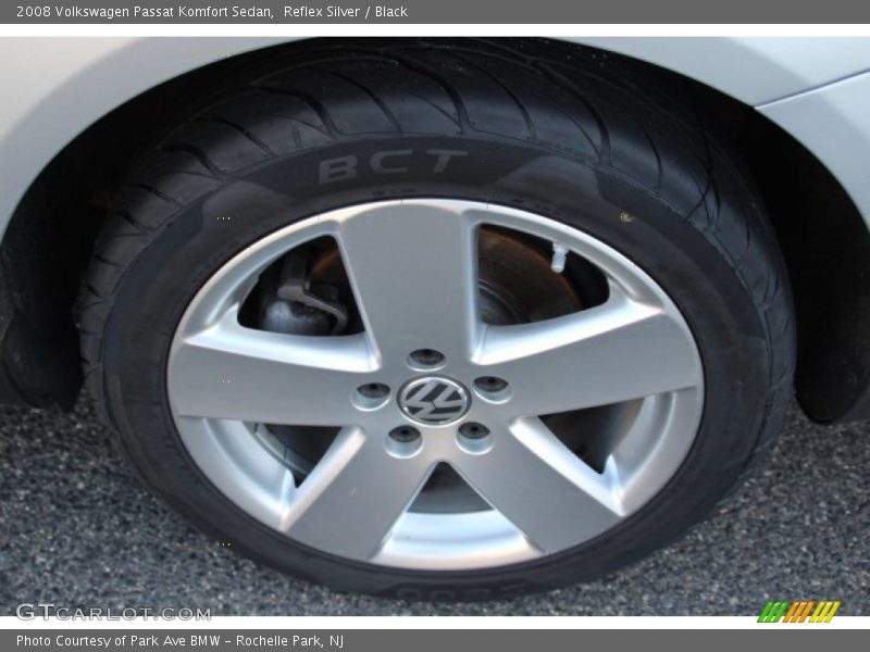 Reflex Silver / Black 2008 Volkswagen Passat Komfort Sedan