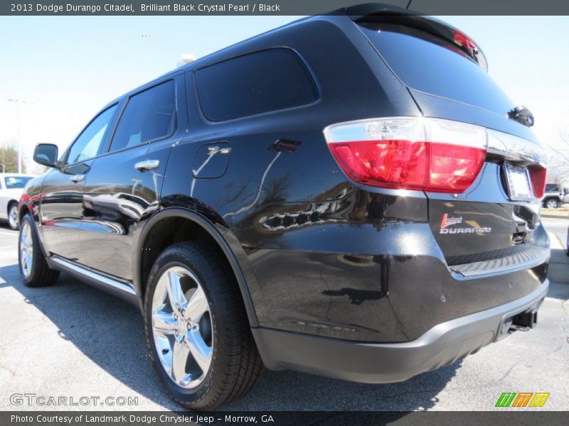 Brilliant Black Crystal Pearl / Black 2013 Dodge Durango Citadel