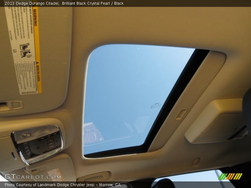 Brilliant Black Crystal Pearl / Black 2013 Dodge Durango Citadel