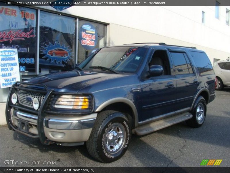 Medium Wedgewood Blue Metallic / Medium Parchment 2002 Ford Expedition Eddie Bauer 4x4