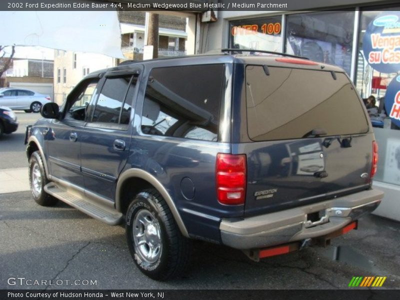 Medium Wedgewood Blue Metallic / Medium Parchment 2002 Ford Expedition Eddie Bauer 4x4