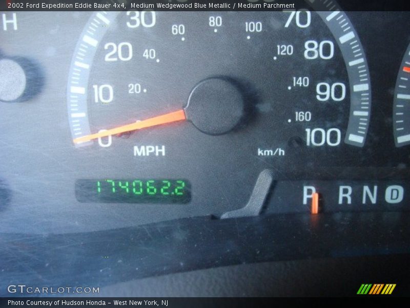 Medium Wedgewood Blue Metallic / Medium Parchment 2002 Ford Expedition Eddie Bauer 4x4