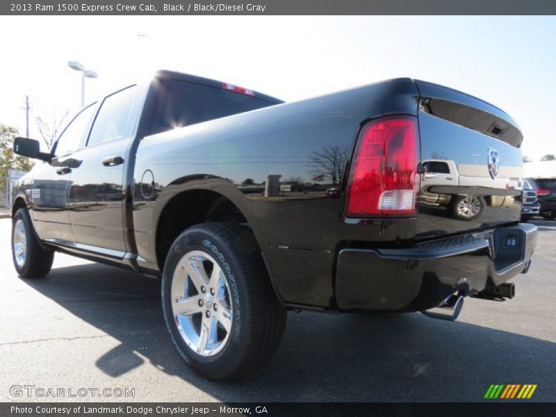 Black / Black/Diesel Gray 2013 Ram 1500 Express Crew Cab