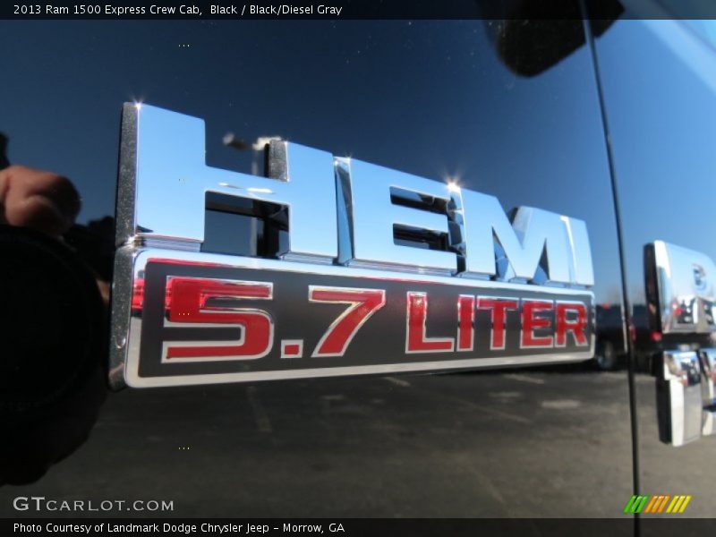 Black / Black/Diesel Gray 2013 Ram 1500 Express Crew Cab