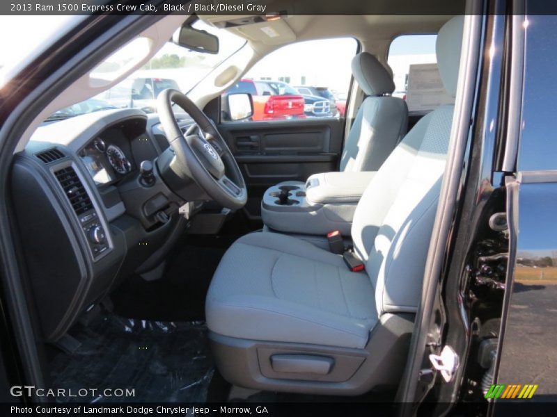Black / Black/Diesel Gray 2013 Ram 1500 Express Crew Cab