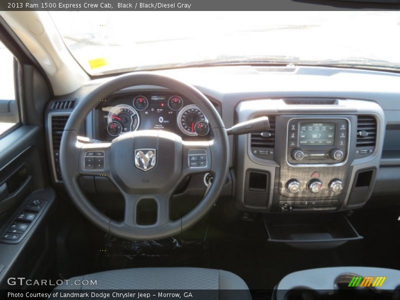 Black / Black/Diesel Gray 2013 Ram 1500 Express Crew Cab