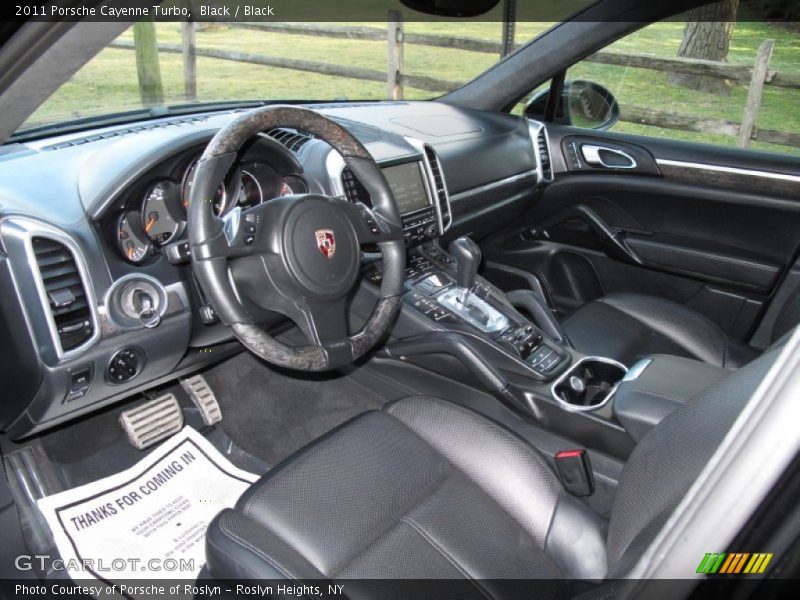 Black Interior - 2011 Cayenne Turbo 