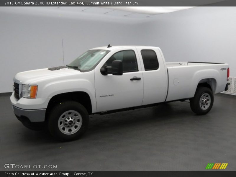 Summit White / Dark Titanium 2013 GMC Sierra 2500HD Extended Cab 4x4