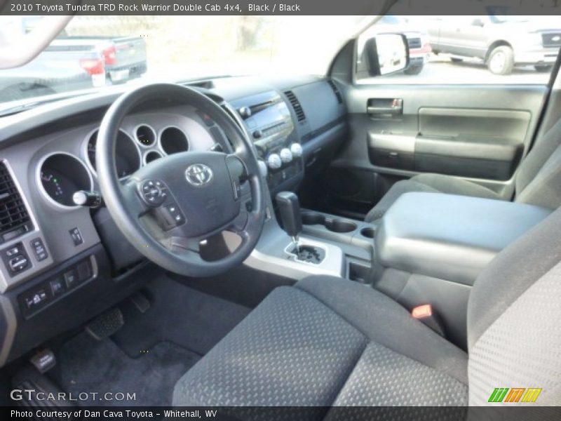 Black Interior - 2010 Tundra TRD Rock Warrior Double Cab 4x4 