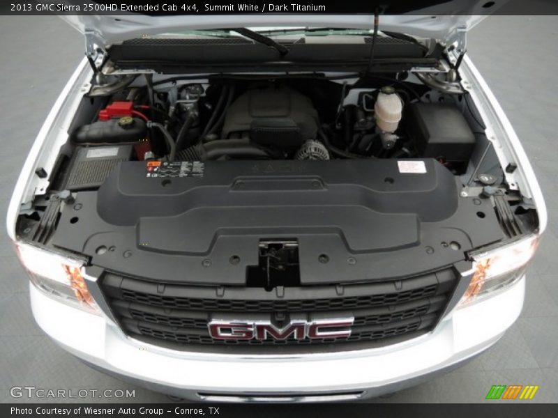Summit White / Dark Titanium 2013 GMC Sierra 2500HD Extended Cab 4x4