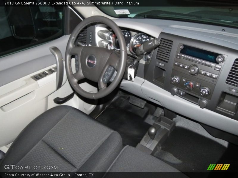 Summit White / Dark Titanium 2013 GMC Sierra 2500HD Extended Cab 4x4