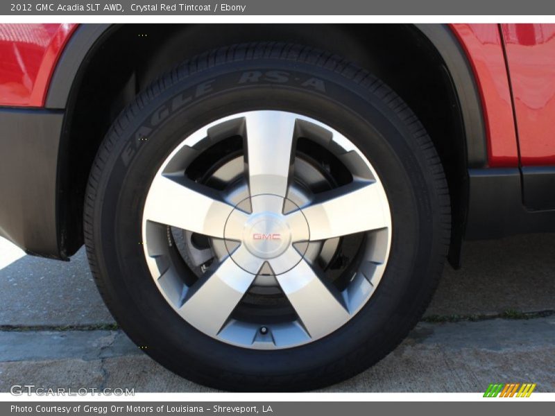Crystal Red Tintcoat / Ebony 2012 GMC Acadia SLT AWD