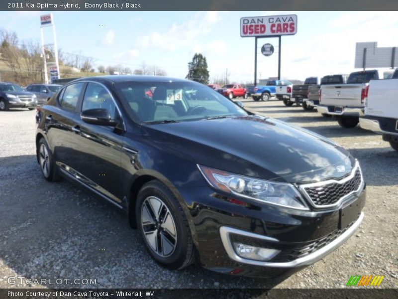 Ebony Black / Black 2011 Kia Optima Hybrid