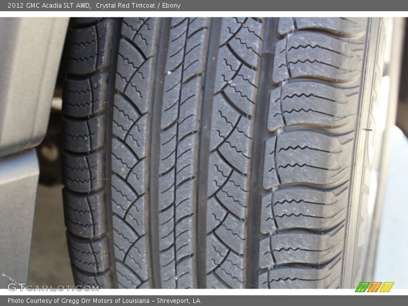 Crystal Red Tintcoat / Ebony 2012 GMC Acadia SLT AWD