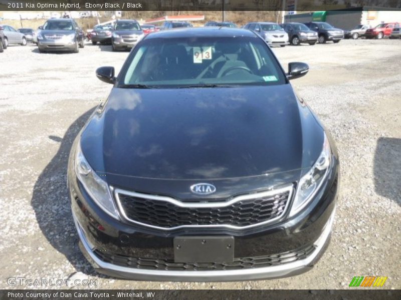 Ebony Black / Black 2011 Kia Optima Hybrid