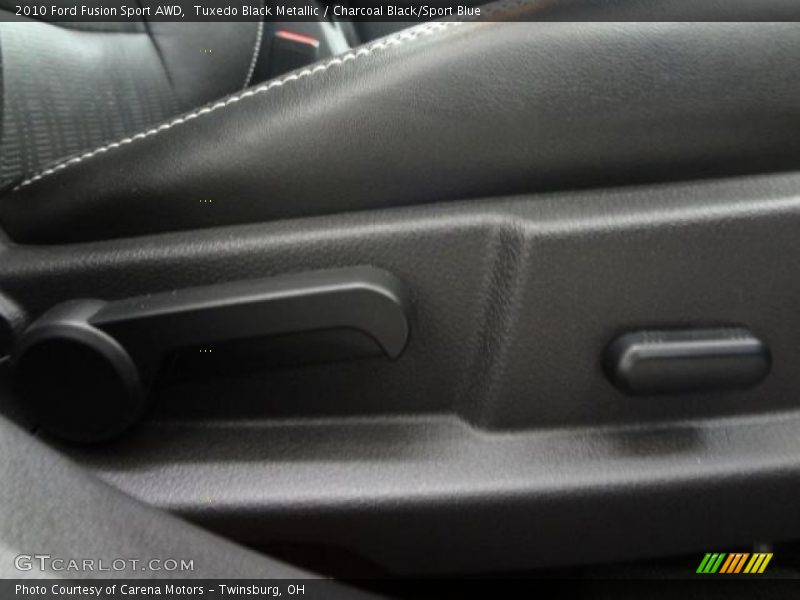 Tuxedo Black Metallic / Charcoal Black/Sport Blue 2010 Ford Fusion Sport AWD