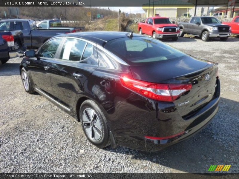 Ebony Black / Black 2011 Kia Optima Hybrid