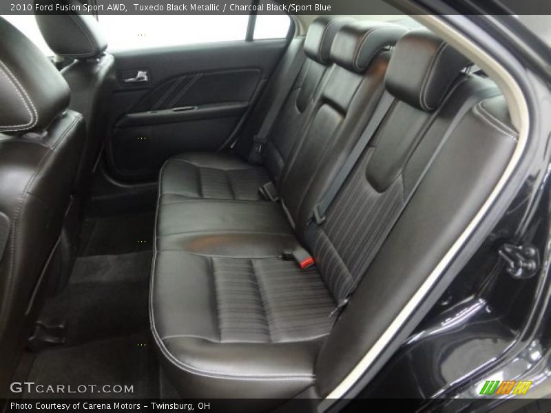 Tuxedo Black Metallic / Charcoal Black/Sport Blue 2010 Ford Fusion Sport AWD