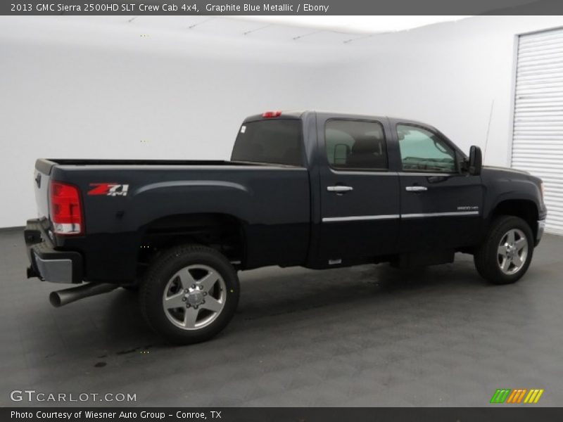 Graphite Blue Metallic / Ebony 2013 GMC Sierra 2500HD SLT Crew Cab 4x4