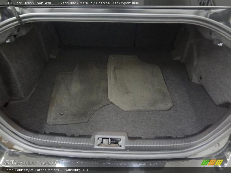 Tuxedo Black Metallic / Charcoal Black/Sport Blue 2010 Ford Fusion Sport AWD
