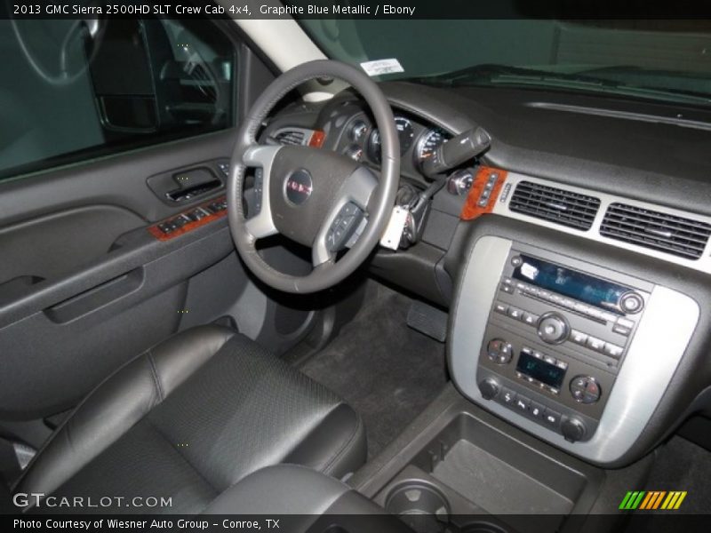 Graphite Blue Metallic / Ebony 2013 GMC Sierra 2500HD SLT Crew Cab 4x4