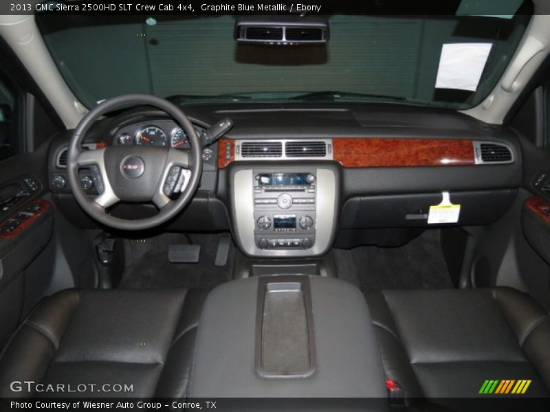 Graphite Blue Metallic / Ebony 2013 GMC Sierra 2500HD SLT Crew Cab 4x4