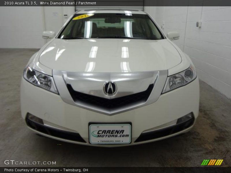 White Diamond Pearl / Parchment 2010 Acura TL 3.5