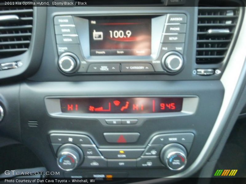 Ebony Black / Black 2011 Kia Optima Hybrid