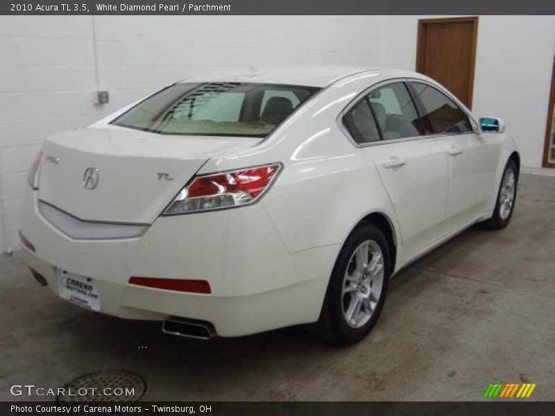 White Diamond Pearl / Parchment 2010 Acura TL 3.5