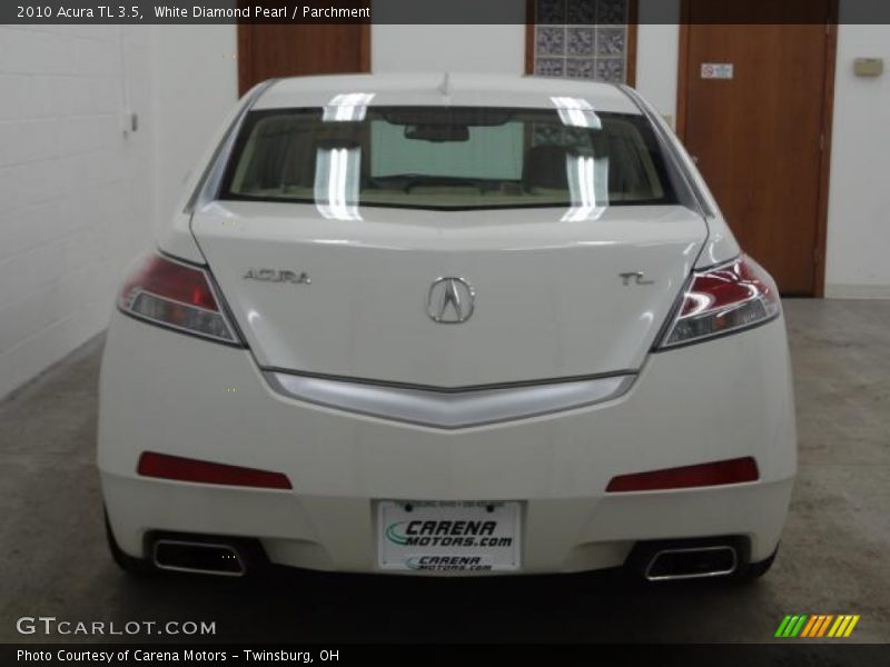 White Diamond Pearl / Parchment 2010 Acura TL 3.5