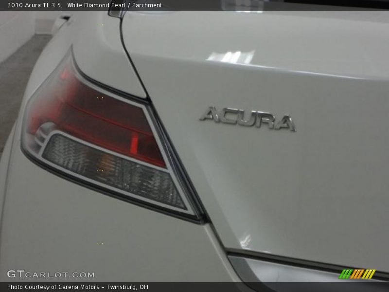 White Diamond Pearl / Parchment 2010 Acura TL 3.5