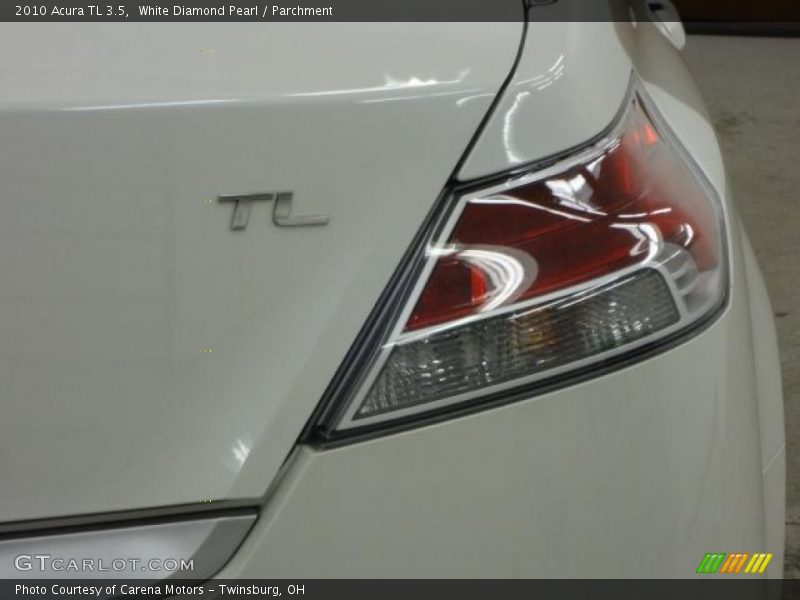 White Diamond Pearl / Parchment 2010 Acura TL 3.5