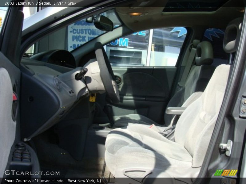 Silver / Gray 2003 Saturn ION 3 Sedan