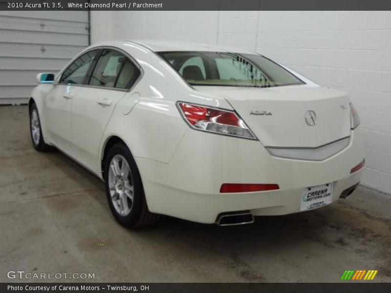 White Diamond Pearl / Parchment 2010 Acura TL 3.5
