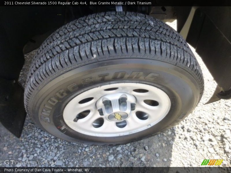 Blue Granite Metallic / Dark Titanium 2011 Chevrolet Silverado 1500 Regular Cab 4x4
