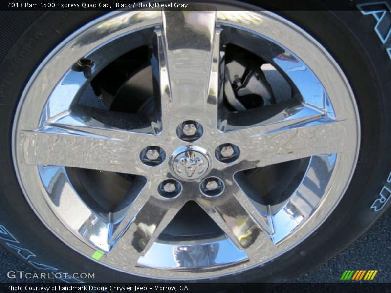 Black / Black/Diesel Gray 2013 Ram 1500 Express Quad Cab