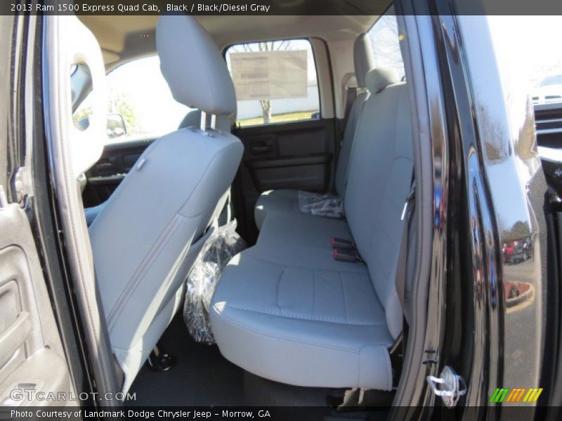 Black / Black/Diesel Gray 2013 Ram 1500 Express Quad Cab