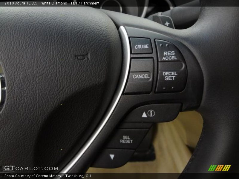 White Diamond Pearl / Parchment 2010 Acura TL 3.5