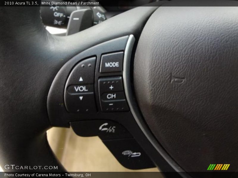 White Diamond Pearl / Parchment 2010 Acura TL 3.5
