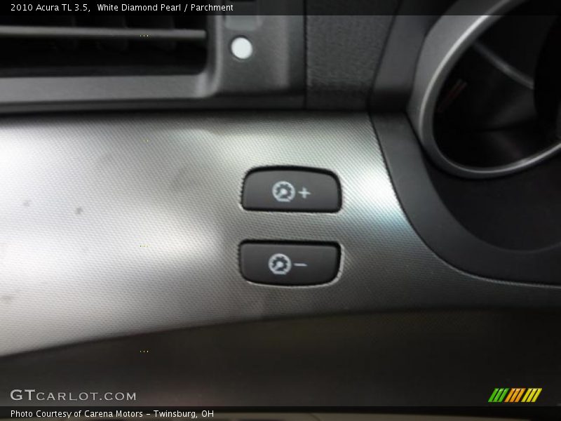 White Diamond Pearl / Parchment 2010 Acura TL 3.5