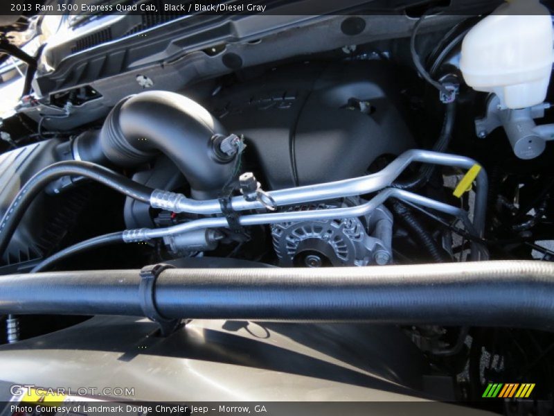 Black / Black/Diesel Gray 2013 Ram 1500 Express Quad Cab