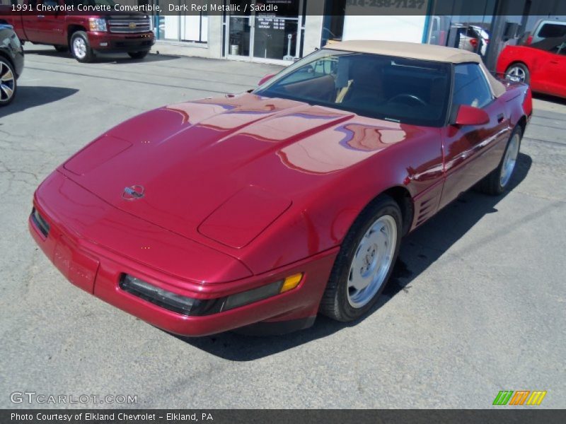 Front 3/4 View of 1991 Corvette Convertible
