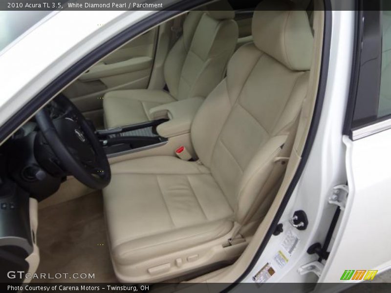 White Diamond Pearl / Parchment 2010 Acura TL 3.5