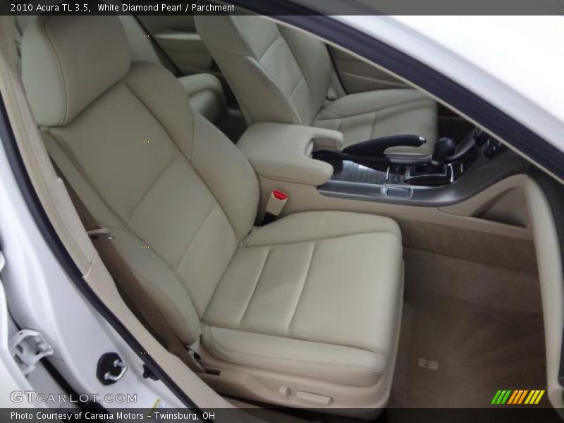 White Diamond Pearl / Parchment 2010 Acura TL 3.5