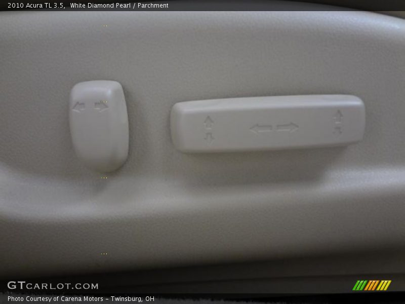 White Diamond Pearl / Parchment 2010 Acura TL 3.5
