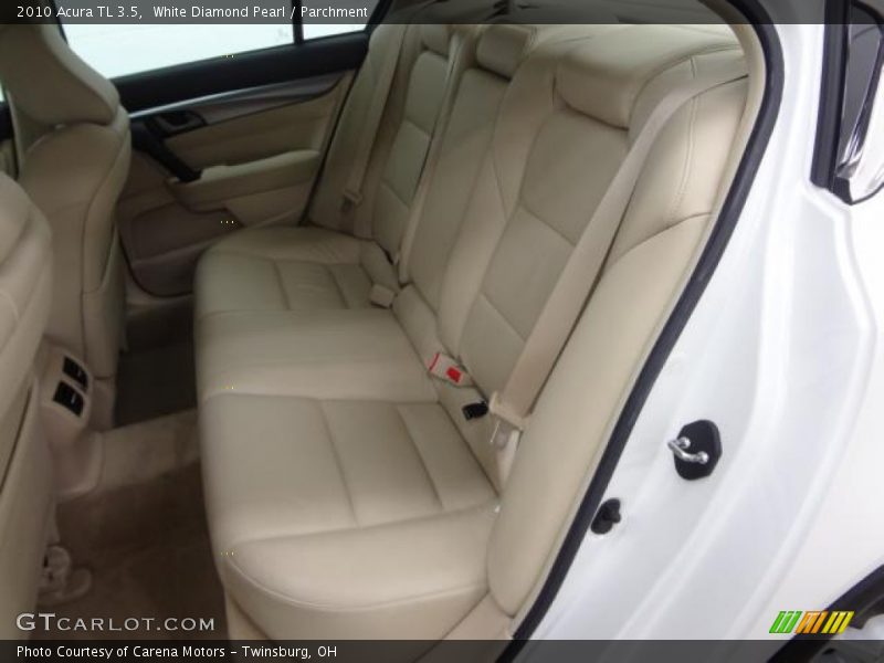 White Diamond Pearl / Parchment 2010 Acura TL 3.5