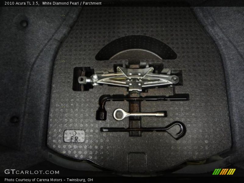 White Diamond Pearl / Parchment 2010 Acura TL 3.5